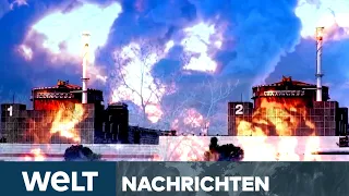 UKRAINE-KRIEG: Spiel mit dem atomaren Feuer – Angriffe auf AKW "selbstmörderisch" | WELT Nachtstream