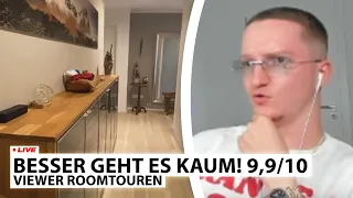 Justin reagiert auf Viewer Roomtouren #2 🏡 | Live - Reaktion