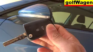 VW Golf 7 remote control key synchronisation /re program key VW/