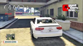 Audi S8 (D4) 2013 | GTA V Real Life Mods | Vehicle TestDrive Review | GTA 5 Gameplay @ 60FPS