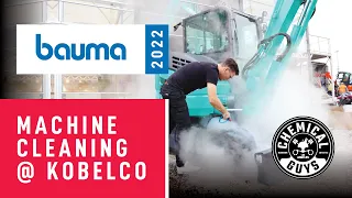 CHEMICALGUYS.EU | TEAM UP WITH KOBELCO EUROPE | CLEANING DETAILING HEAVY EQUIPMENT CRANES EXCAVATORS