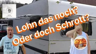 Lohnt das noch? Oder doch Schrott? Der Wohnwagen ist aus der Werkstatt zurück! #wohnwagen #vanlife