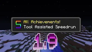 [TAS-재생 없음, 사용되지 않음] Minecraft-All Achievements 1.9(Set Seed,DragonSkip)(16:02.38)