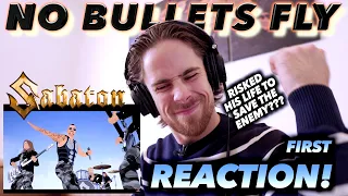 Sabaton - No Bullets Fly FIRST REACTION! (RISKED HIS LIFE TO SAVE THE ENEMY!!!)