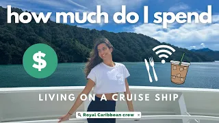 how much do I REALISTICALLY spend in a week living on a cruise ship!💰🛳️ visiting ports + show days