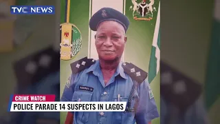 (WATCH) Police Parade 14 Suspects In Lagos
