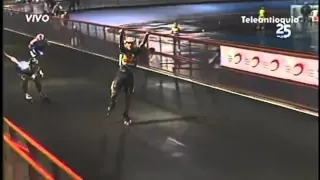 Roller speed skater fail 2010 Guarne Colombia