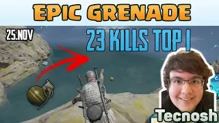 Epic Grenade - Tecnosh 23 kills SOLO TPP [SA] - PUBG HIGHLIGHTS TOP 1 #16