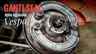 Cara Ganti Seal Roda Belakang Vespa|Vespa Adventure|Touring vespa Indonesia|Vespa Trabas