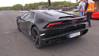 Lamborghini Huracan LP610-4 vs Ferrari 458 Speciale Aperta!