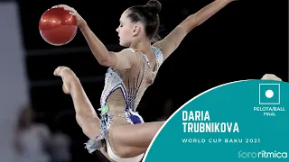 Daria Trubnikova (pelota/ball) - Final World Cup Baku 2021