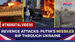 Putin Warns Of 'Harsh' Response As 83 Russian Missiles Hit Ukraine After Crimea Bridge Attack