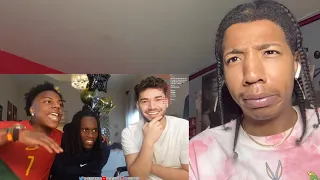 ISHOWSPEED FREESTYLES WITH KAI CENAT & ADIN ROSS - REACTION!