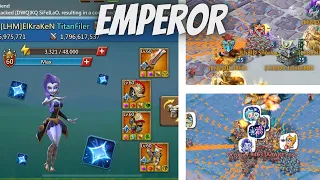 Emperor with Max Astralite ElKraken Account | LH Matty's 4th Piece |Rally Party | Lords Mobile