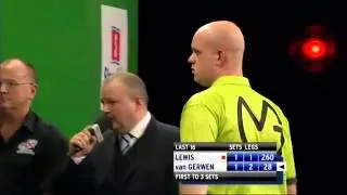 Adrian Lewis vs Michael van Gerwen   World Grand Prix 2012 Second Round Full Match