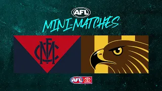 Mini-Match: Melbourne v Hawthorn | Round 18, 2021 | AFL