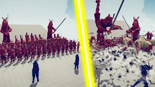 2x SENSEI GOD vs 100x UNIT | Totally Accurate Battle Simulator TABS