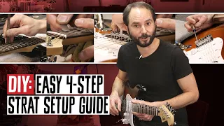 DIY: Easy 4-Step Guitar Setup - Adjusting Neck, Setting String Action, Filing Nut Slots & Intonation