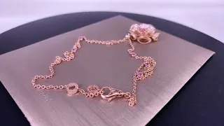 Bvlgari Divas’ Dream Necklace In 18KT Rose Gold with Gemstones