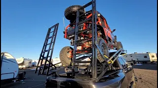 Side By Side Carrier Truck Rack Made By Bear Country Offroad