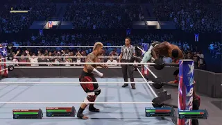 The Street Profit vs Solo Sikoa and Tama Tonga , Smackdown Tag Team Championships Match