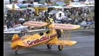 Crunchie Wingwalkers - Biggin Hill Air Fair - 15 June 1991