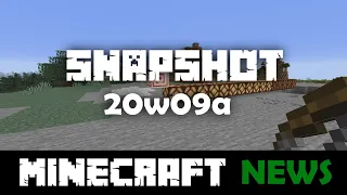 What's New in Minecraft Snapshot 20w09a?