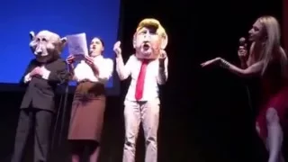 Putin and Trump at Pussy Riot Show@The Warfield, by The Arts Resistance