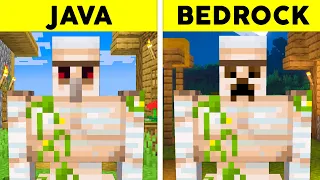 30 Minecraft Java vs Bedrock Differences