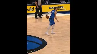 Luka Doncic Shows Off His Crazy Handles Before Draining The Logo Three!!!