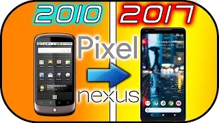 EVOLUTION of GOOGLE Pixel & Nexus (2010-2017) History of google phones ( nexus one TO pixel 2 XL