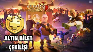 ALTIN BİLET ÇEKİLİŞİ ! BEDAVA HAALAND !! Clash of Clans