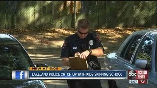 Skip school? Pay a fine, Lakeland police say