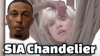 HOW DOES SHE MOVE HER BODY LIKE THIS??😌  SIA CHANDELIER OFFICIAL VIDEO REACTION 💃🏽🔥AMAZING!!