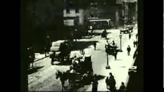 Traffic crossing Leeds Bridge (1888)