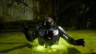 Mortal Kombat 11 - All Stage Fatalities on Robocop