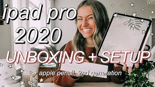 unboxing the NEW 2020 iPAD PRO and APPLE PENCIL 2!!