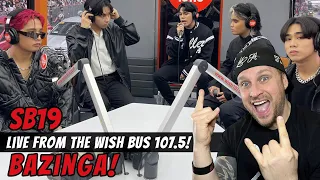 SB19 - BAZINGA | 🇵🇭 LIVE ON WISH 107.5 | I'M A FAN! | 🇺🇸 FIRST LIVE REACTION 2022 | METAL-HEAD