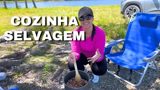 ALMOÇO SELVAGEM! UM DIA DE CAMPING E PESCA: COZINHAMOS AO AR LIVRE NO EVERGLADES, EM MIAMI!