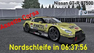 Nissan GT R GT500 + Setup - Assetto Corsa - Nordschleife in 06:37:56