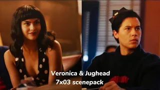 Riverdale 7x03//Veronica and Jughead (Camila Mendes and Cole Sprouse) scenepack