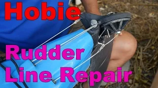 DIY - Hobie Rudder Line Repair - Replacement