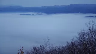 雲海の夜から朝