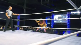 Jordynne Grace  Apron Facebuster on Alex Gracia