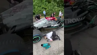 Lewis Hamiltons F1 Mercedes sounds insane!🤯 instagram: @bespokemotorcars #shorts #f1 #lewishamilton