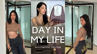 VLOG | DAY IN MY LIFE as a content creator: Getting ready, PR Haul (w mymummadeit), shooting/editing