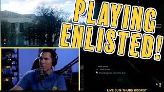 Combat Veteran Plays ENLISTED for the first time!  Enlisted gameplay