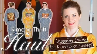 Kimono Thrift Haul // Shopping Guide for Kimono on Budget