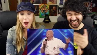 82 Year Old Man Covers DROWNING POOL'S 'Bodies' on Americas Got Talent! REACTION!!!