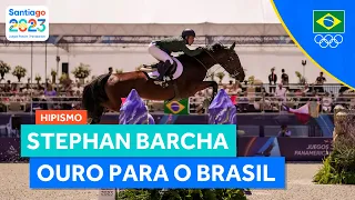 JOGOS PAN-AMERICANOS | STEPHAN BARCHA LEVA O OURO NOS SALTOS INDIVIDUAIS DO HIPISMO